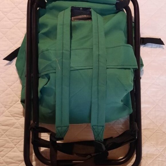 .Back Pack Folding Camping Stool (Vintage) - Picture 2 of 4